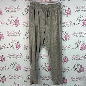 Mikk pants joggers cream white grey stretchy Lounge Heathered Joggers